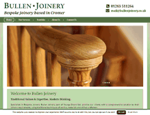 Tablet Screenshot of bullenjoinery.co.uk